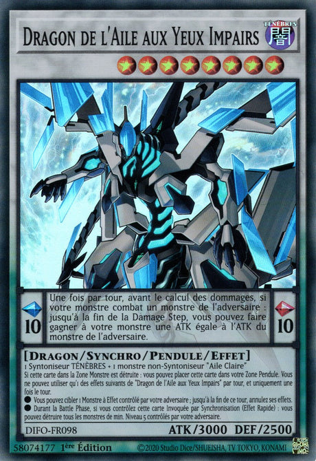 Dragon de l'Aile aux Yeux Impairs - DIFO-FR098 - Cartes Yu-Gi-Oh!