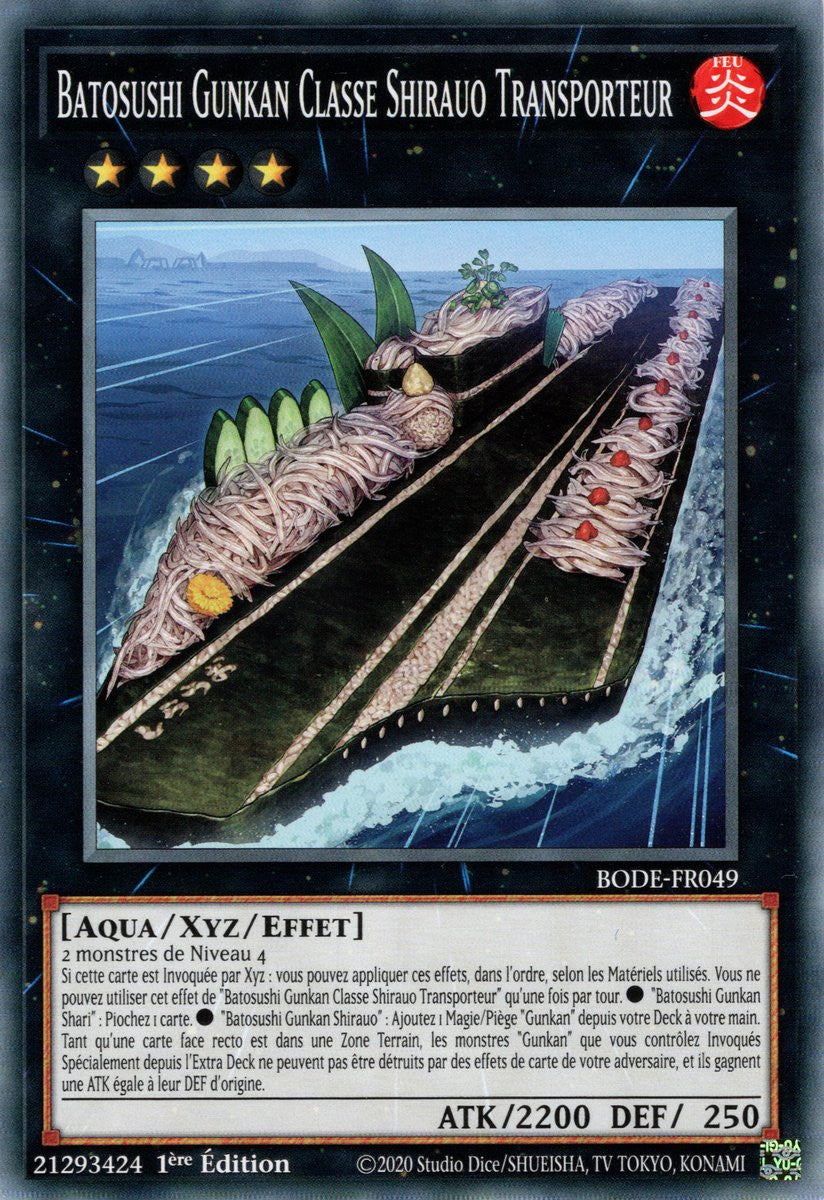 Batosushi Gunkan Classe Shirauo Transporteur - BODE-FR049 C
