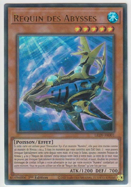 Requin des Abysses - LED9-FR001 - Cartes Yu-Gi-Oh!