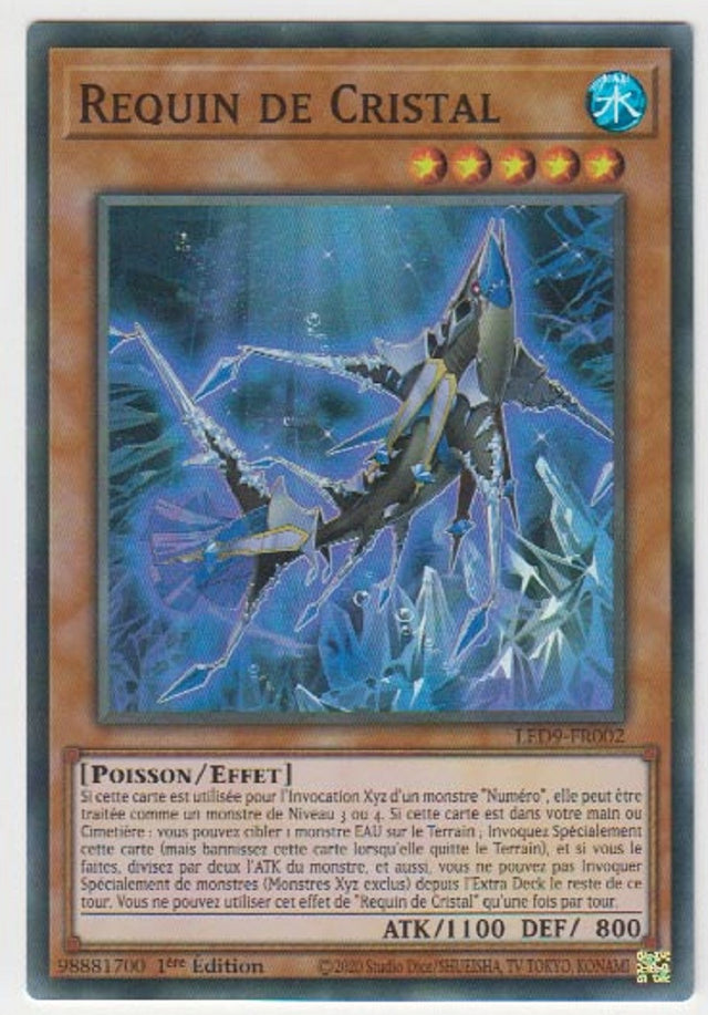 Requin de Cristal - LED9-FR002 - Cartes Yu-Gi-Oh!