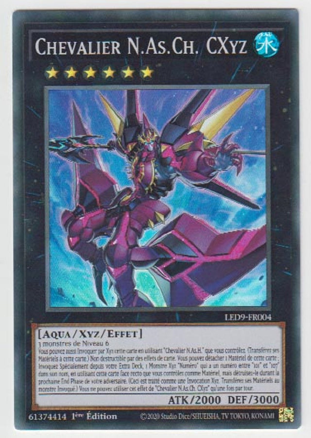 Chevalier N.As.Ch. CXyz - LED9-FR004 - Cartes Yu-Gi-Oh!