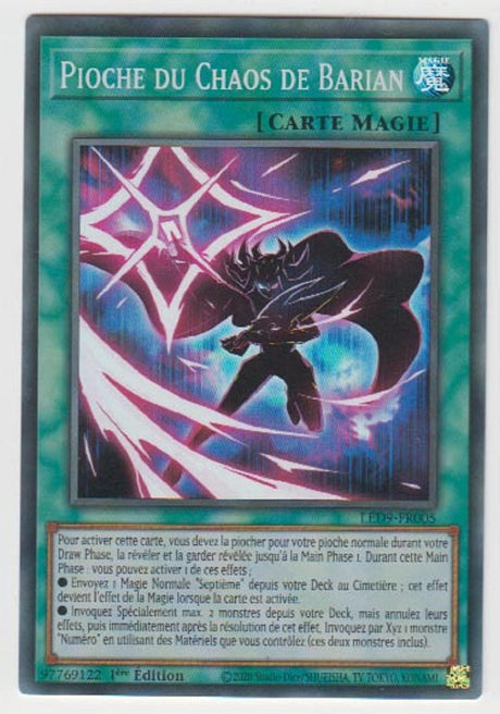 Pioche du Chaos de Barian - LED9-FR005 - Cartes Yu-Gi-Oh!