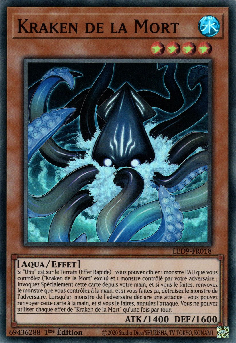 Kraken de la Mort - LED9-FR018 - Cartes Yu-Gi-Oh!