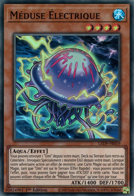 Méduse Électrique - LED9-FR019 - Cartes Yu-Gi-Oh!
