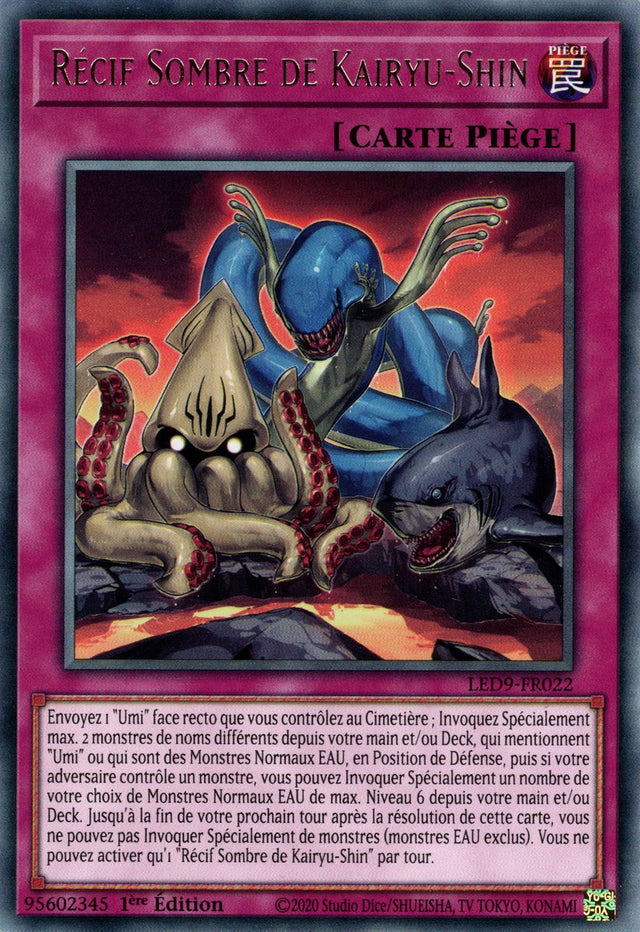 Récif Sombre de Kairyu-Shin - LED9-FR022 - Cartes Yu-Gi-Oh!