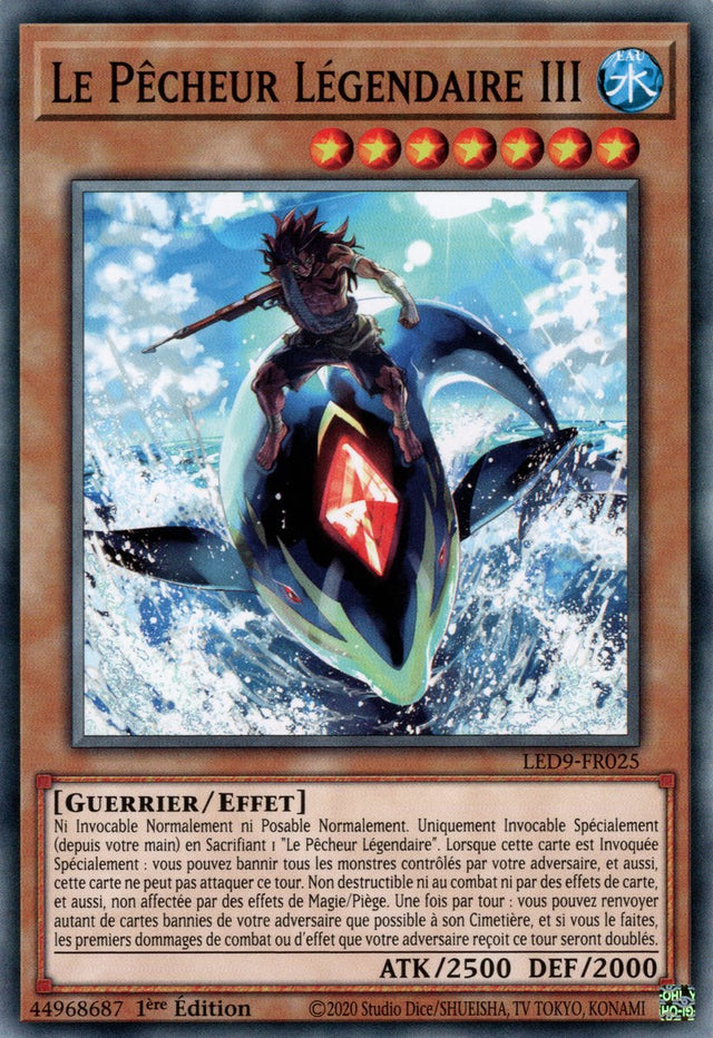 Le Pêcheur Légendaire III - LED9-FR025 - Cartes Yu-Gi-Oh!