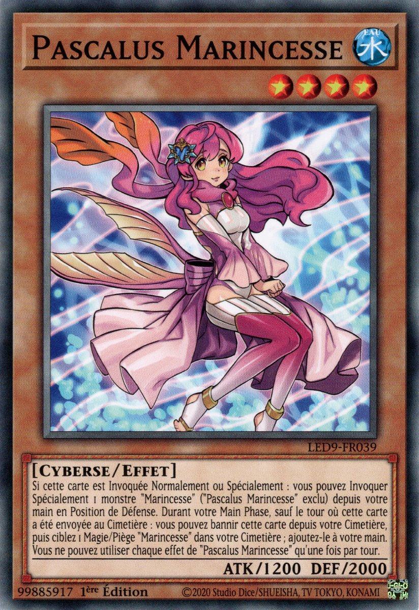Pascalus Marincesse - LED9-FR039 - Cartes Yu-Gi-Oh!