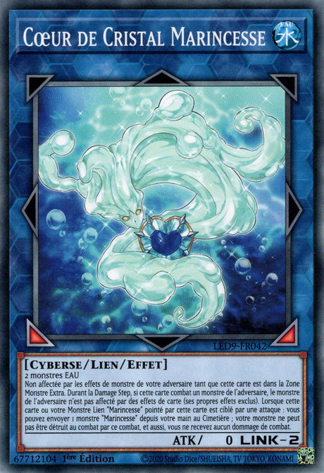 Cœur de Cristal Marincesse - LED9-FR042 - Cartes Yu-Gi-Oh!