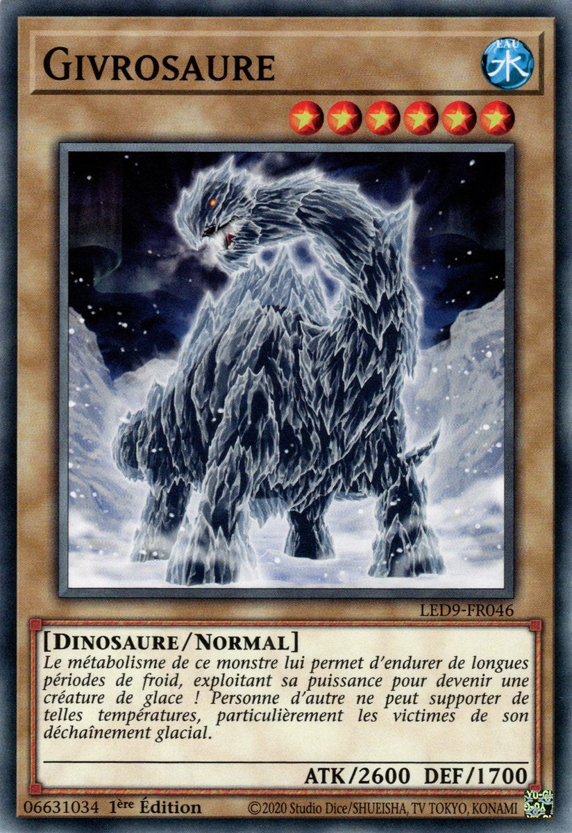 Givrosaure - LED9-FR046 - Cartes Yu-Gi-Oh!