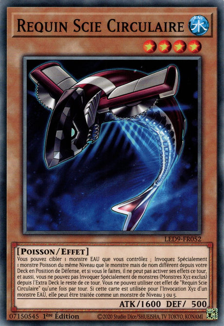 Requin Scie Circulaire - LED9-FR052 - Cartes Yu-Gi-Oh!