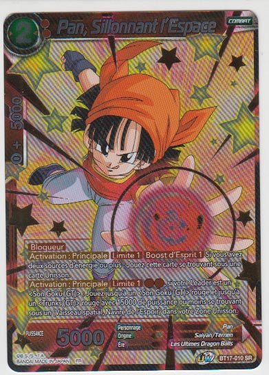 B17-010 Pan, Sillonnant l'Espace - Cartes Dragon Ball Super