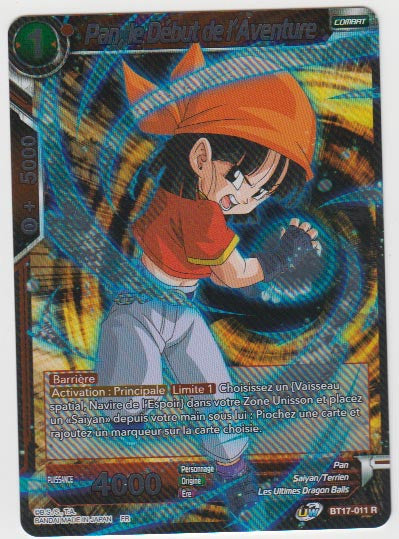 B17-011 Pan, le Début de l'Aventure - Cartes Dragon Ball Super