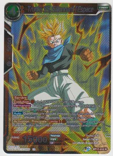 B17-012 Trunks SS, Sillonnant l'Espace - Cartes Dragon Ball Super