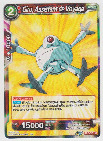 B17-015 Giru, Assistant de Voyage - Cartes Dragon Ball Super