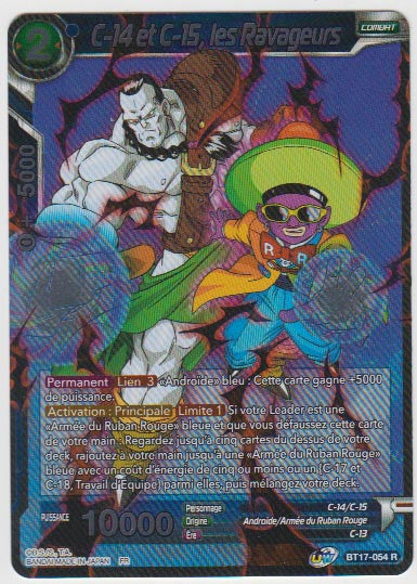 B17-054 C-14 et C-15, les Ravageurs - Cartes Dragon Ball Super