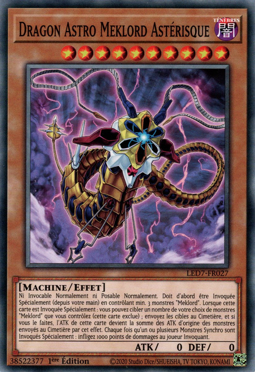LED7-FR027 Dragon Astro Meklord Astérisque