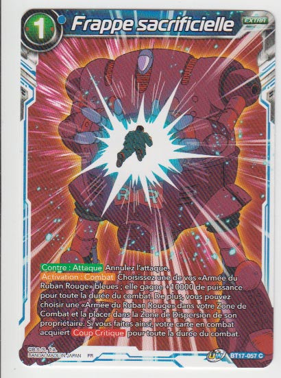 B17-057 Frappe sacrificielle - Cartes Dragon Ball Super