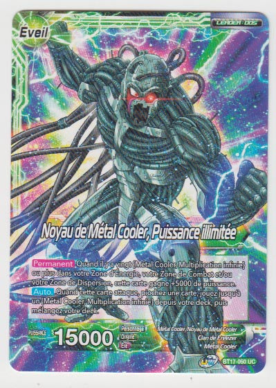 B17-060 Métal Cooler // Noyau de Métal Cooler, Puissance illimitée - Cartes Dragon Ball Super