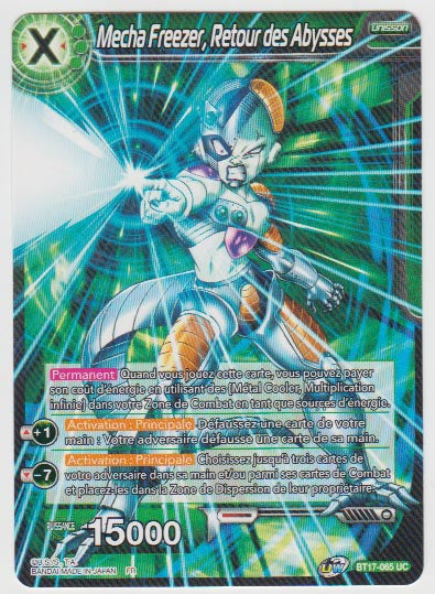 B17-065 Mecha Freezer, Retour des Abysses - Cartes Dragon Ball Super