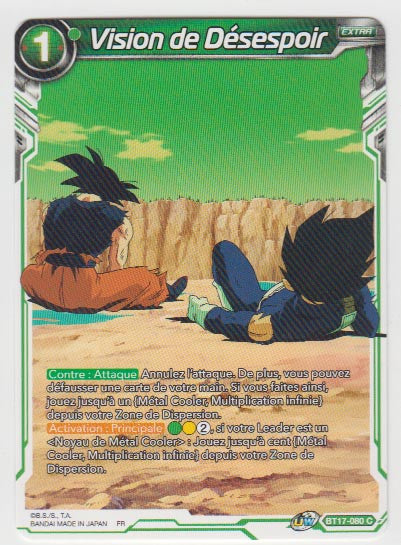 B17-080 Vision de Désespoir - Cartes Dragon Ball Super