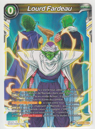 B17-106 Lourd Fardeau - Cartes Dragon Ball Super