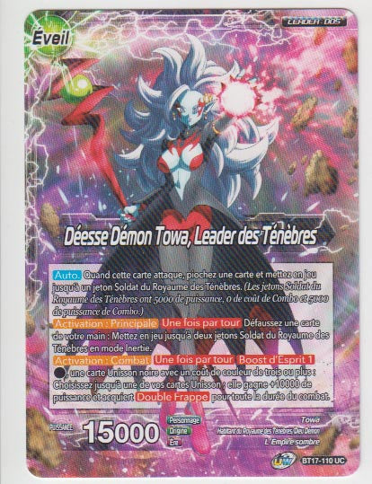 B17-110 Towa // Déesse Démon Towa, Leader des Ténèbres - Cartes Dragon Ball Super