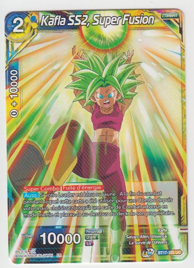 B17-133 Kafla SS2, Super Fusion - Cartes Dragon Ball Super