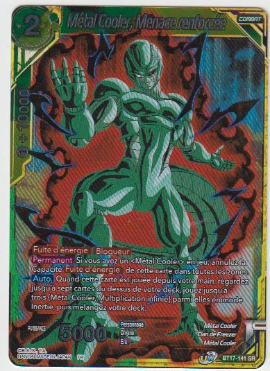 B17-141 SR Métal Cooler, Menace renforcée - Cartes Dragon Ball Super