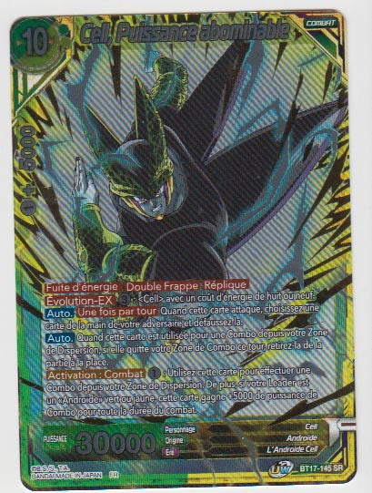 B17-145 SR Cell, Puissance abominable - Cartes Dragon Ball Super
