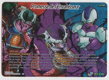 B17-147 SCR Promesse de l'Envahisseur - Cartes Dragon Ball Super
