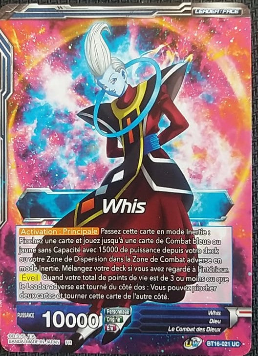 Whis // Whis, Invitation au Combat : BT16-021 (UC)