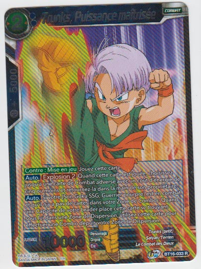Trunks, Puissance maîtrisée : BT16-033 (R)