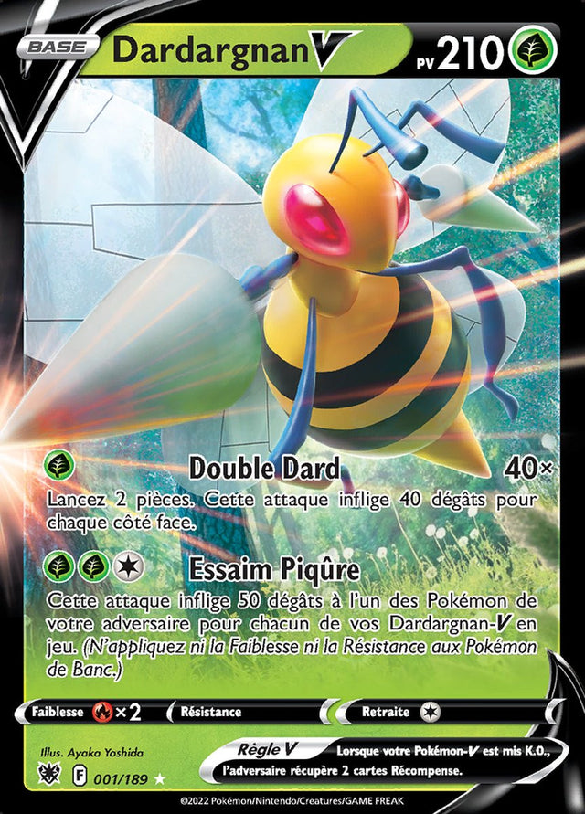 Dardargnan V - EB10 001/189 - Astres Radieux SWSH10 - Cartes Pokémon