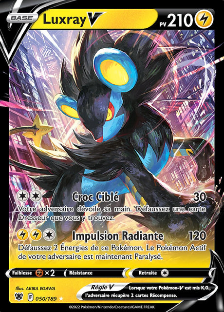 Luxray V - EB10 050/189 - Astres Radieux SWSH10 - Cartes Pokémon