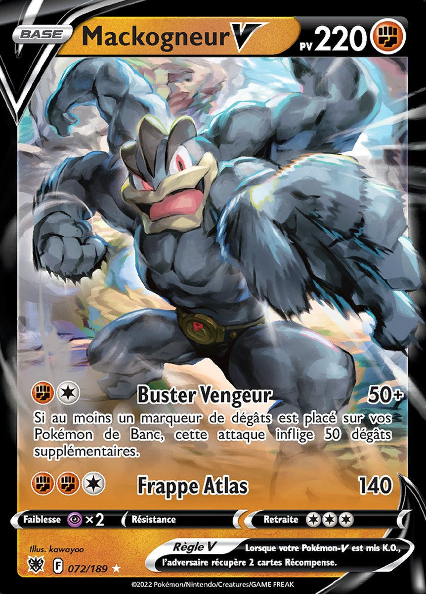 Mackogneur V - EB10 072/189 - Astres Radieux SWSH10 - Cartes Pokémon