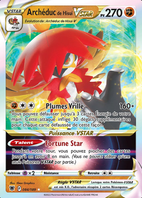 Archéduc de Hisui VSTAR - EB10 084/189 - Astres Radieux SWSH10 - Cartes Pokémon