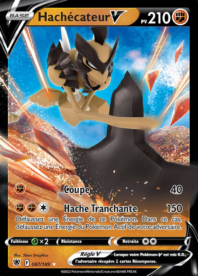 Hachécateur V - EB10 087/189 - Astres Radieux SWSH10 - Cartes Pokémon