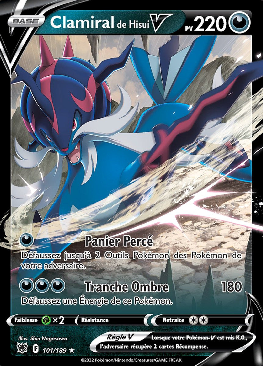 Clamiral de Hisui V - EB10 101/189 - Astres Radieux SWSH10 - Cartes Pokémon