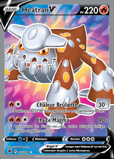 Heatran V - EB10 165/189 - Astres Radieux SWSH10 - Cartes Pokémon