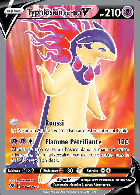 Typhlosion de Hisui V - EB10 169/189 - Astres Radieux SWSH10 - Cartes Pokémon