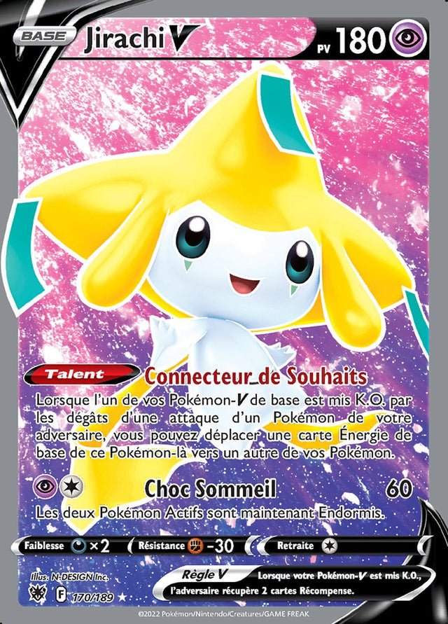 Jirachi V - EB10 170/189 - Astres Radieux SWSH10 - Cartes Pokémon