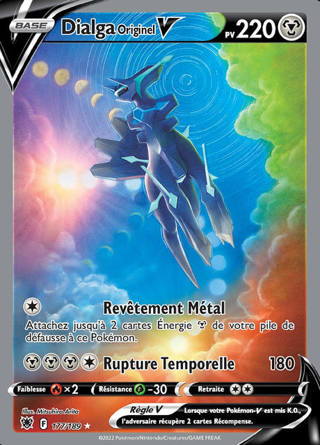 Dialga Originel V - EB10 177/189 - Astres Radieux SWSH10 - Cartes Pokémon