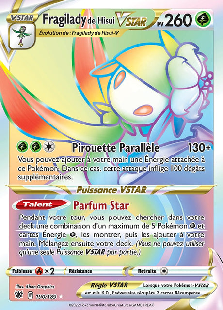 Fragilady de Hisui VSTAR - EB10 190/189 - Astres Radieux SWSH10 - Cartes Pokémon
