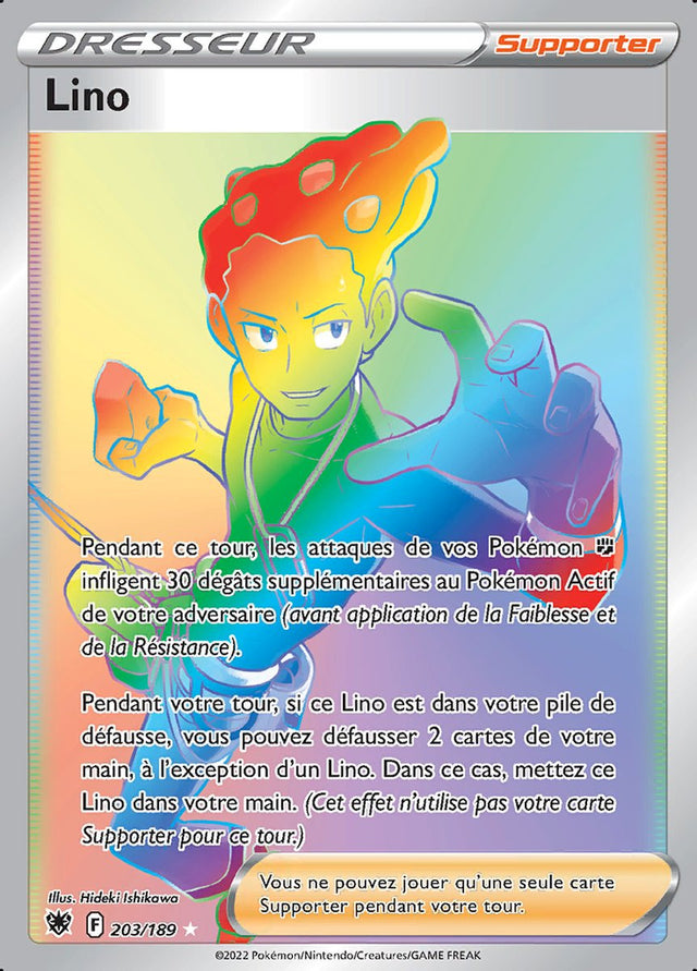 Lino - EB10 203/189 - Astres Radieux SWSH10 - Cartes Pokémon
