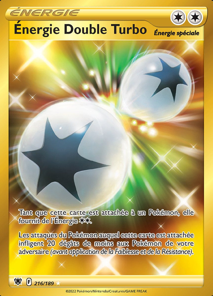 Énergie Double Turbo - EB10 216/189 - Astres Radieux SWSH10 - Cartes Pokémon