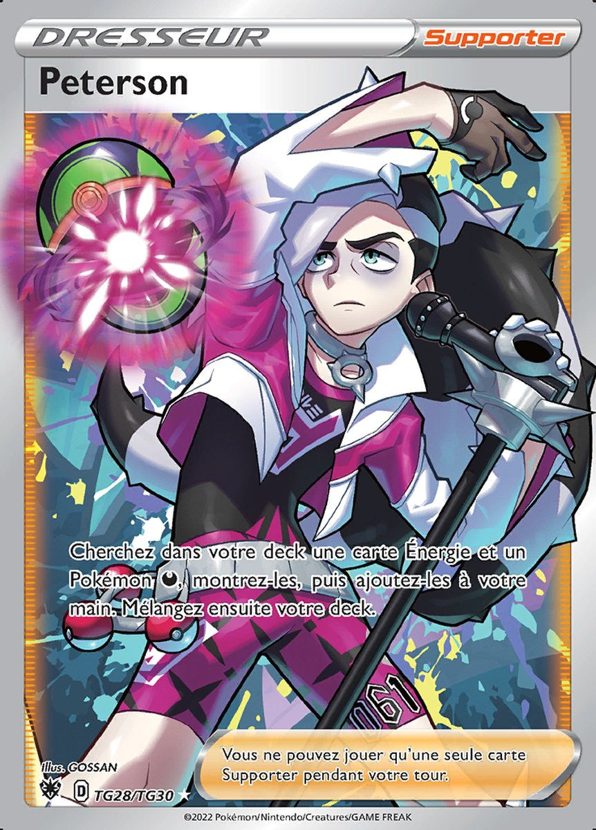 Peterson - EB10 TG28/TG30 - Astres Radieux SWSH10 - Cartes Pokémon
