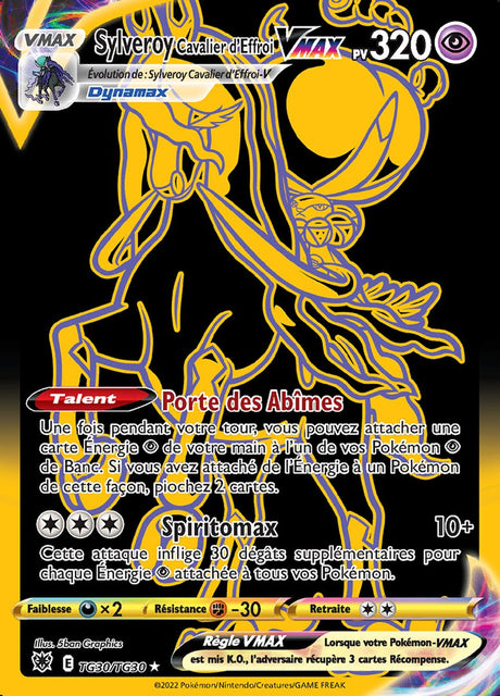 Sylveroy Cavalier d'Effroi VMAX - EB10 TG30/TG30 - Astres Radieux SWSH10 - Cartes Pokémon
