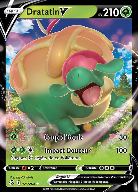 Dratatin V - EB08 026/264 - Poing de Fusion SWSH08 - Cartes Pokémon