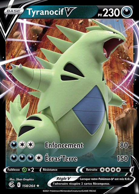 Tyranocif V - EB08 158/264 - Poing de Fusion SWSH08 - Cartes Pokémon