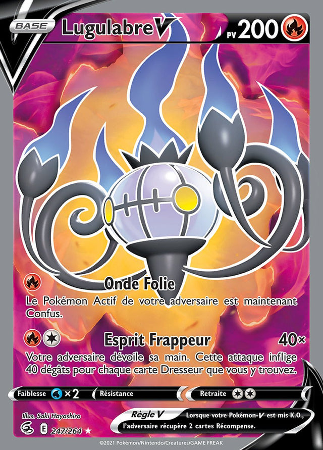 Lugulabre V - EB08 247/264 - Poing de Fusion SWSH08 - Cartes Pokémon